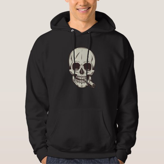Zigarre oder Zigarette Hoodie (Vorderseite)