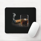 Zigarre und Bourbon - großartiges Geschenk für Zig Mousepad (Mit Mouse)