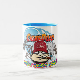 Zigarredojo-Westküsten-Crew-Tasse Zweifarbige Tasse