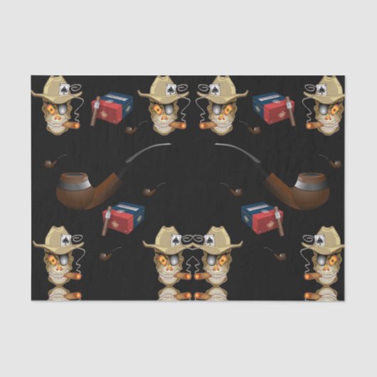 Zigarren aus dekorativem Papiermancave Seidenpapier (Vorderseite)