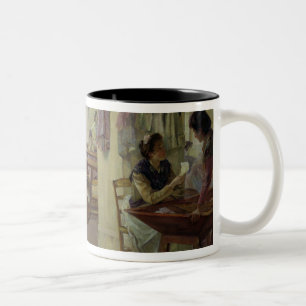 Zigarren-Hersteller bei Sevilla Zweifarbige Tasse