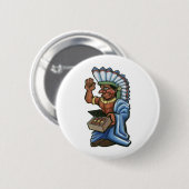 Zigarren-Inder Button (Vorne & Hinten)