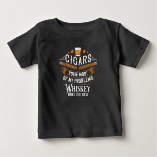 Zigarren lösen die meisten meiner Probleme Whiskey Baby T-shirt