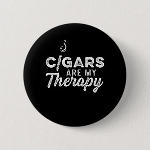 Zigarren Meine Therapie rauchen Humidor Cigar Love Button