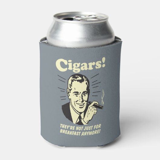 Zigarren: Nicht nur noch frühstücken Dosenkühler (Kanne Vorderseite)