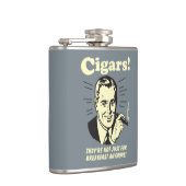 Zigarren: Nicht nur noch frühstücken Flachmann (Rechts)