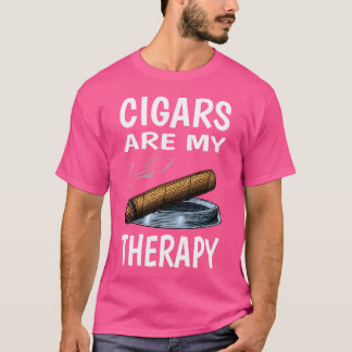 Zigarren sind meine Therapie I Zigarrenraucher I Z T-Shirt