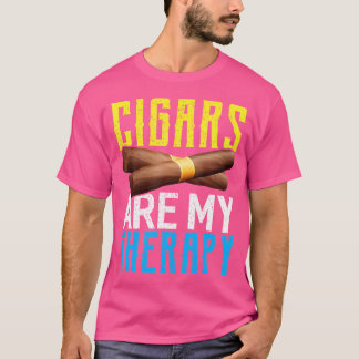 Zigarren sind meine Therapie Lustige Zigarre T-Shirt