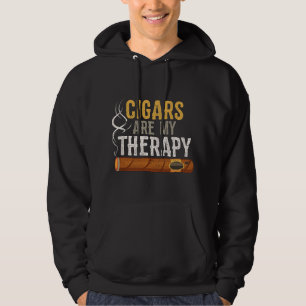 Zigarren sind meine Therapie Lustiger Humor Rauche Hoodie