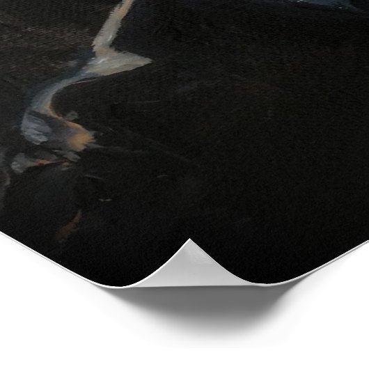 Zigarren und Cognac-Plakatdruck Poster (Ecke)