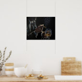 Zigarren und Cognac-Plakatdruck Poster (Küche)