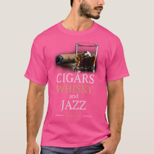 Zigarren und Jazz Genießen Sie das Leben Zigarrenr T-Shirt