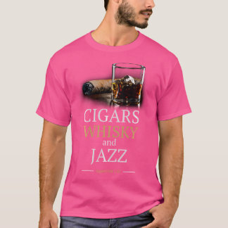 Zigarren und Jazz Genießen Sie das Leben Zigarrenr T-Shirt