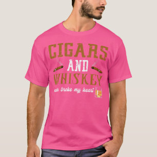 Zigarren Whiskey hat mein Herz nie gebrochen Zigar T-Shirt