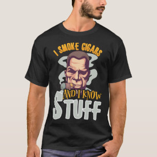 Zigarren Zigarren rauchen Bourbon Whiskey T-Shirt