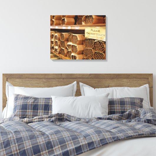 Zigarrenalterung Leinwanddruck (Insitu (Schlafzimmer))
