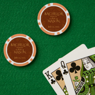 Zigarrenbar-Themen-Junggesellenabschied Pokerchips