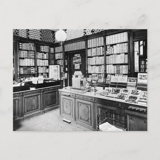 Zigarrenladen, 1895 postkarte (Vorderseite)
