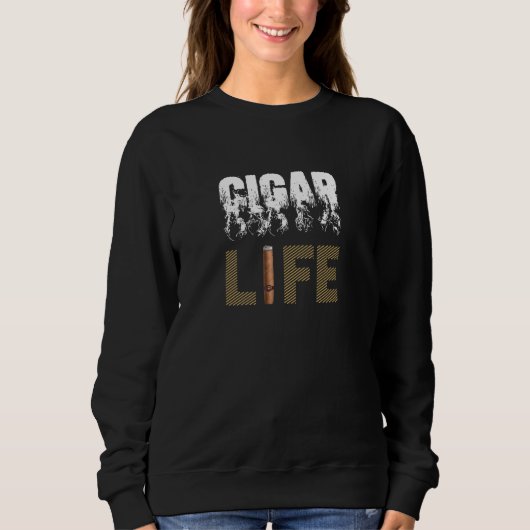 Zigarrenleben sinkt sweatshirt (Vorderseite)