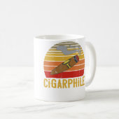 Zigarrenliebhaber Professioneller Zigarrenraucher Kaffeetasse (VorderseiteRechts)