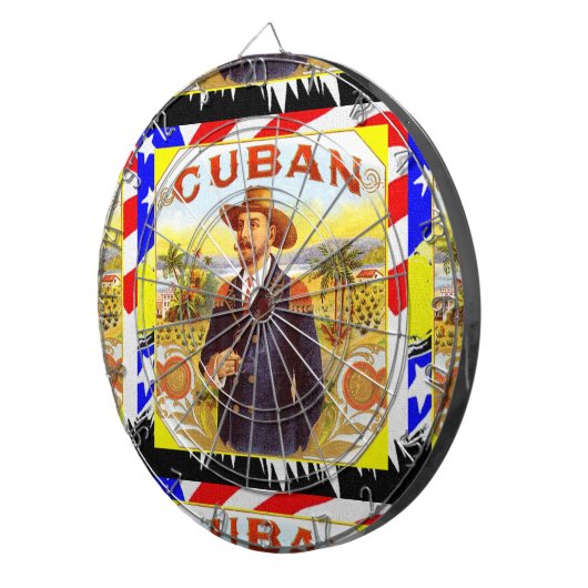 Zigarrenraucher-Dartscheibe Dartscheibe (Vorderseite rechts)