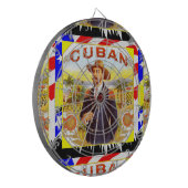 Zigarrenraucher-Dartscheibe Dartscheibe (Vorderseite Links)