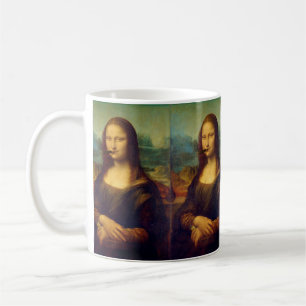 Zigarrenraucher Funny Mona Lisa Rauchen Kaffeetasse