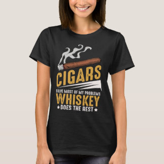 Zigarrenraucher Rauch Zitate T-Shirt