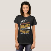 Zigarrenraucher Rauch Zitate T-Shirt (Vorne ganz)
