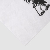 Zigarrenrauchskelett Seidenpapier (Ausschnitt)