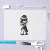 Zigarrenrauchskelett Seidenpapier (Handwerk)