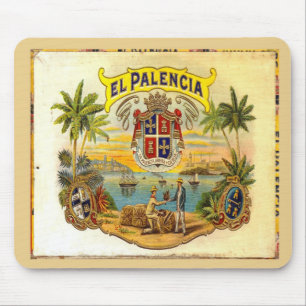 Zigarrenschachtel-Deckel-EL Palencia 2 Mousepad