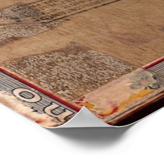 Zigarrenschachtel Poster (Ecke)