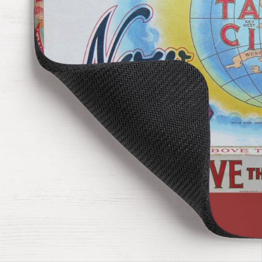 Zigarrenschachtel-Vintager Aufkleber Mousepad (Ecke)