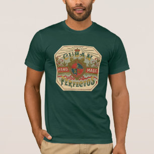 Zigarrenwerbung Kubanische Perfectos Vintage-Tabak T-Shirt