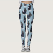 Zigeuner Vanner Zugpferd Leggings (Vorderseite)