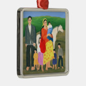 Zigeunerfamilie 1986 silbernes ornament (Rechts)
