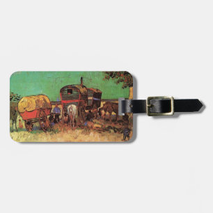 Zigeunerlager mit Wohnwagen, Van Gogh Gepäckanhänger