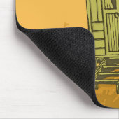 Zigeunerwagen Mousepad (Ecke)