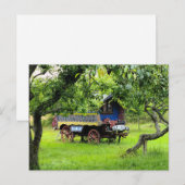 Zigeunerwagen Postkarte (Vorne/Hinten)