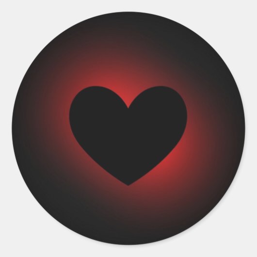 Ziggi's Heart Sticker - Round (Vorderseite)