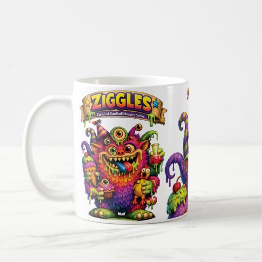 Ziggles aus der Mischief Monsters-Serie Kaffeetasse (Links)