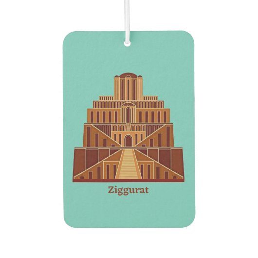 Ziggurat Autolufterfrischer (Vorderseite)