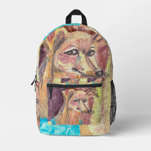 "Ziggy Der Hund in Overalls" Bedruckter Rucksack