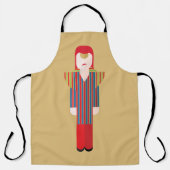 Ziggy – Glam Rock Apron Schürze (Vorderseite)