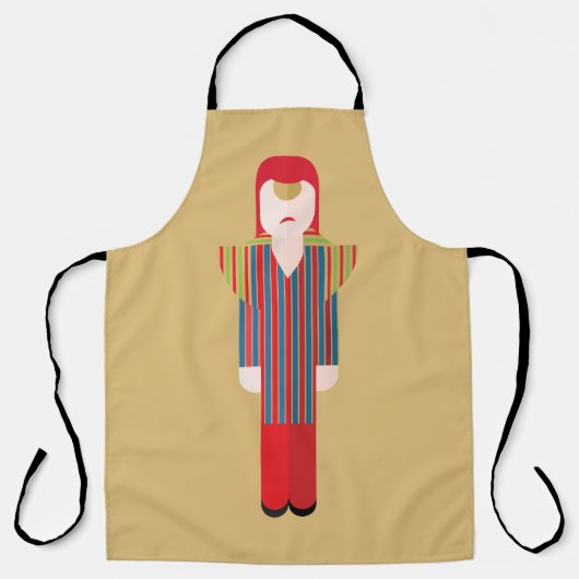 Ziggy – Glam Rock Apron Schürze (Vorderseite)