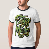 Ziggy Marley Offiziell Green T - Shirt (Vorderseite)
