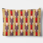 Ziggy – Patterned Zipper Accessory Pouch Zubehörtasche (Rückseite)