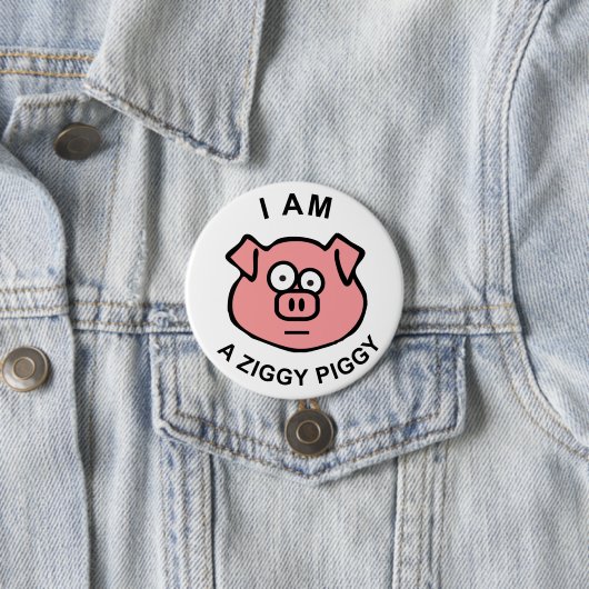 Ziggy Piggy Knopf Button (Beispiel)