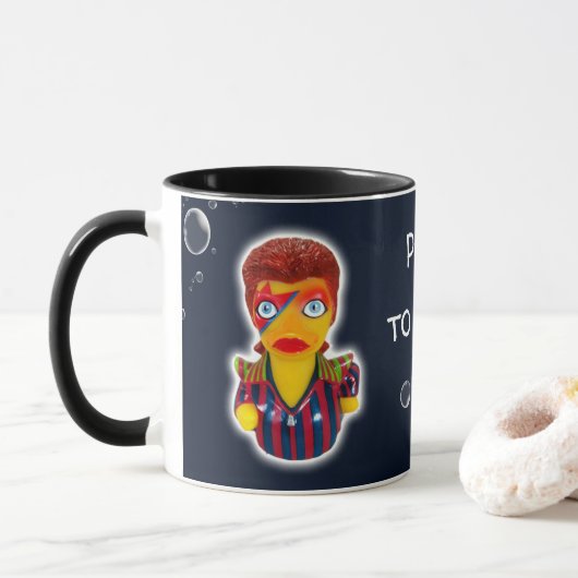 Ziggy StarDuck Gummi-Ente Tasse (Mit Donut)